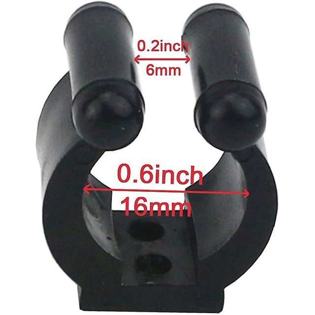 Billar Snooker Cue localizador de clip soporte de caña de pescar para piscina estante de almacenamiento de caña de pescar negro 12 piezas Afortunado Sencillez