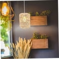 thumbnail image 4 of HINTRMENT 1Set Rustic Style Bamboo Lampshade for Kitchen with Light Diffusion and Decoration Functions, 4 of 8