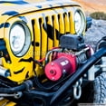 thumbnail image 4 of Universal 7" Round H4 45W LED Headlight Sealed Beam 2 pc Set [Plug & Play] [HALO Turn Signal & DRL] [H4 to H13 Adapter] - For Jeep, Harley Davidson Motorcycles, Land Cruiser & More - Cold White, 4 of 9