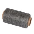 thumbnail image 2 of Fil ciré 150D 250 m, cordon plat fait main pour couture, accessoires pour bricolage, cuir, gris foncé, 2 of 4