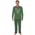 thumbnail image 3 of Christmas Lights Chicken Pajamas For Family And Dog, Green Matching Chicken Holiday PJs, Plus Sizes, With Pockets, 3 of 7