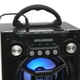 thumbnail image 3 of Sylvania SP328-BLACK Bluetooth Speaker, Internal Battery, Speakerphone, USB Charging, Black, 3 of 7