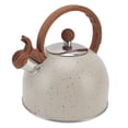 thumbnail image 3 of Stovetop Teapot, Durable Stainless Steel Plastic Quick Heating Whistling Kettle  For Kitchen Grey,Beige, 3 of 8