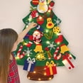 thumbnail image 5 of Árbol de Navidad de fieltro DIY con luz Decoración navideña para el hogar 2024 Adornos navideños Regalos de Navidad Natal Noel Año Nuevo 2025, 5 of 5