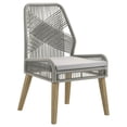 thumbnail image 3 of Nakia Woven Rope Dining Side Chairs Grey (Set of 2), 3 of 14