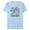 Light Blue, variant on Men's Bambi Floral Sketch Graphic Tee Athletic Heather Small