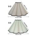 thumbnail image 3 of Petal Fabric Lampshade Wall Light Cover Table Light Shade Flower Shaped Decorative Lighting Accessories Easy to Install, 3 of 8