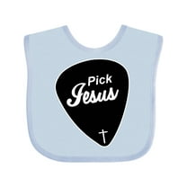 Inktastic Pick Jesus Christian Boys or Girls Baby Bib