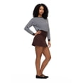 thumbnail image 3 of Forever 21 Women's Slouchy Off Shoulder Striped Sweater, Ribbed Waistband and Cuffs, Soft Knit Pullover Casual Everyday Style Top, Brown, XXS-XXL, 3 of 6