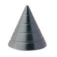 thumbnail image 4 of Vogacara Juguete giroscópico, juguetes giratorios de Metal, estilo Simple, pequeños juguetes de rotación de acero inoxidable, accesorio de juego de Juguetes Gris Vogacara FN007763-01, 4 of 6