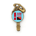 thumbnail image 1 of Soy de Papua Nueva Guinea Broche broche broche broche Metal retro, 1 of 3