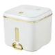 thumbnail image 1 of Contenedor hermético para almacenar alimentos de cocina, organizador de alimentos para mascotas, plástico libre de BPA Blanco L, 1 of 9