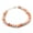 Peach, variant on Natural Opal Adjustable Handmade Healing Chakra 925 Sterling Silver Bracelet, Sky Blue