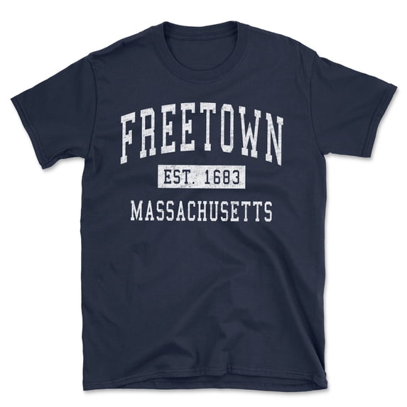 Freetown Massachusetts Classic Established Men's Cotton T-Shirt