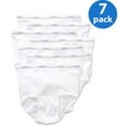 thumbnail image 3 of Big Men's FreshIQ Comfort Flex Waistband White Briefs 7-Pack, 3 of 6