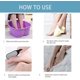 thumbnail image 5 of Limas para pies para piel dura, removedor de piel muerta dura, herramientas portátiles de pedicura de acero inoxidable, 11 Feliz Sencillez, 5 of 5