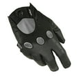 thumbnail image 3 of MRX Mens Driving Gloves Button Soft Goat Leather Outdoor Glove Full Finger, Black (Medium), 3 of 4
