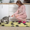 thumbnail image 3 of Dachshund Footprint Kitchen Rugs Sets Of 2,Anti Fatigue Kitchen Mat Rugs Non Slip Washable,Decorative Kitchen Floor Mats for Kitchen,Sink,Laundry,17"x30"+17"x47", 3 of 7