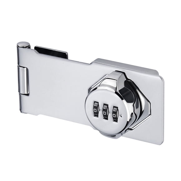 Supplies No Hole Punching Combination Lock Set Password Hasp Locks Alloy Keyless Cabinet Door Lock with Screws for Small Doors and Cabinets