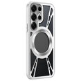 thumbnail image 1 of For Samsung Galaxy S25 Ultra Case Magnetic Kickstand Hollow Heat Dissipation Silicone + PC + Metal B, 1 of 5