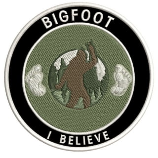 Bigfoot Sasquatch Embroidered Iron-On Patch – Winks For Days