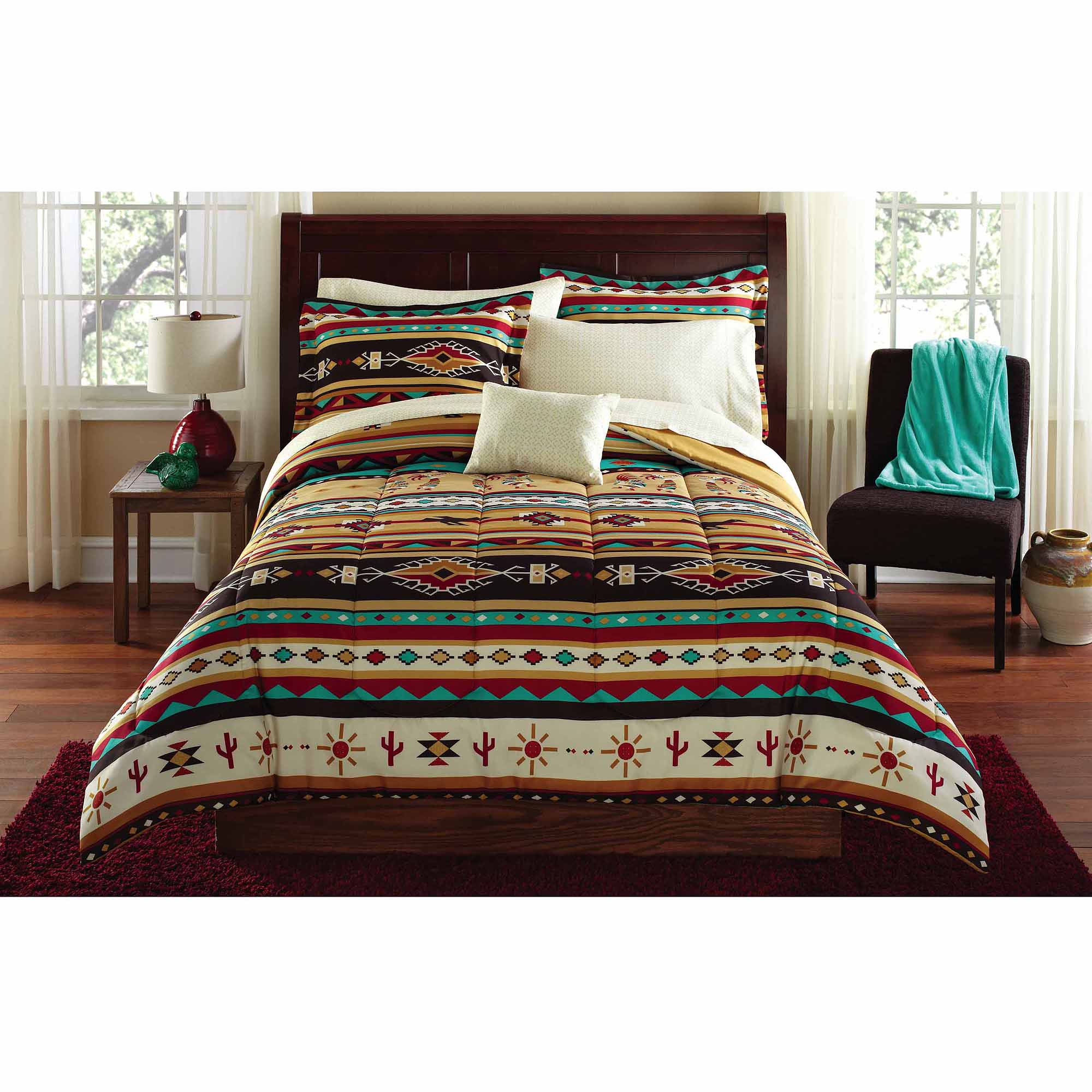 Comforter Bedding Set Full Size Bed In A Bag Native American
