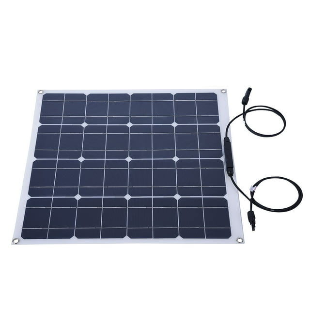 Flexible Solar Panel, 50W Portable Portable Solar Panel, High-efficiency Solar Panel Charger Boat Yacht
