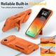 thumbnail image 5 of Funda Cartera Oterkin para iPhone 17 Air 6.5" con Protector RFID y Soporte, Naranja, 5 of 8
