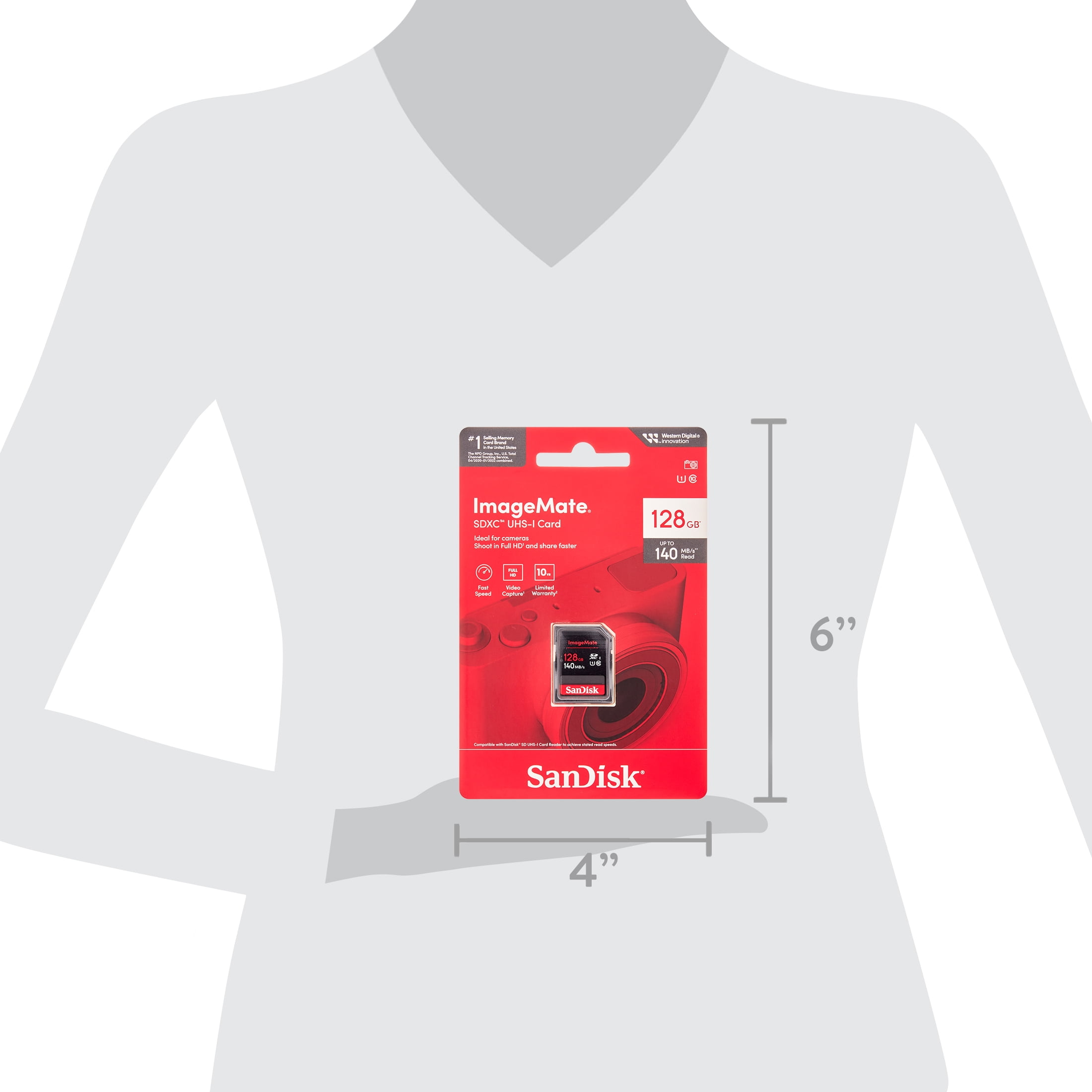 SanDisk ImageMate 128GB SDXC Flash Memory Card