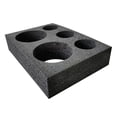 thumbnail image 4 of Portavasos Bandejas para tazas para llevar, Portavasos, Portador de café de espuma para supermercados, bares de jugos, restaurantes, caja de té, leche 5 agujeros BLESIY Bandeja portabebidas, 4 of 8