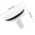 thumbnail image 2 of LOLIPPYY 4Pcs Countertop Hole Cover White ABS Square Aesthetic Concealment For Kitchen Use, 2 of 8