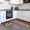 Black, variant on Black Rustic Chefs 2 Pieces Non-Slip Kitchen Mat Set, Cooking Food Whimsical Kitchen Soft Door Mat with Rubber Backing, Dirtproof Rugs for Entrance Doorway, 15.7 x 47.2in