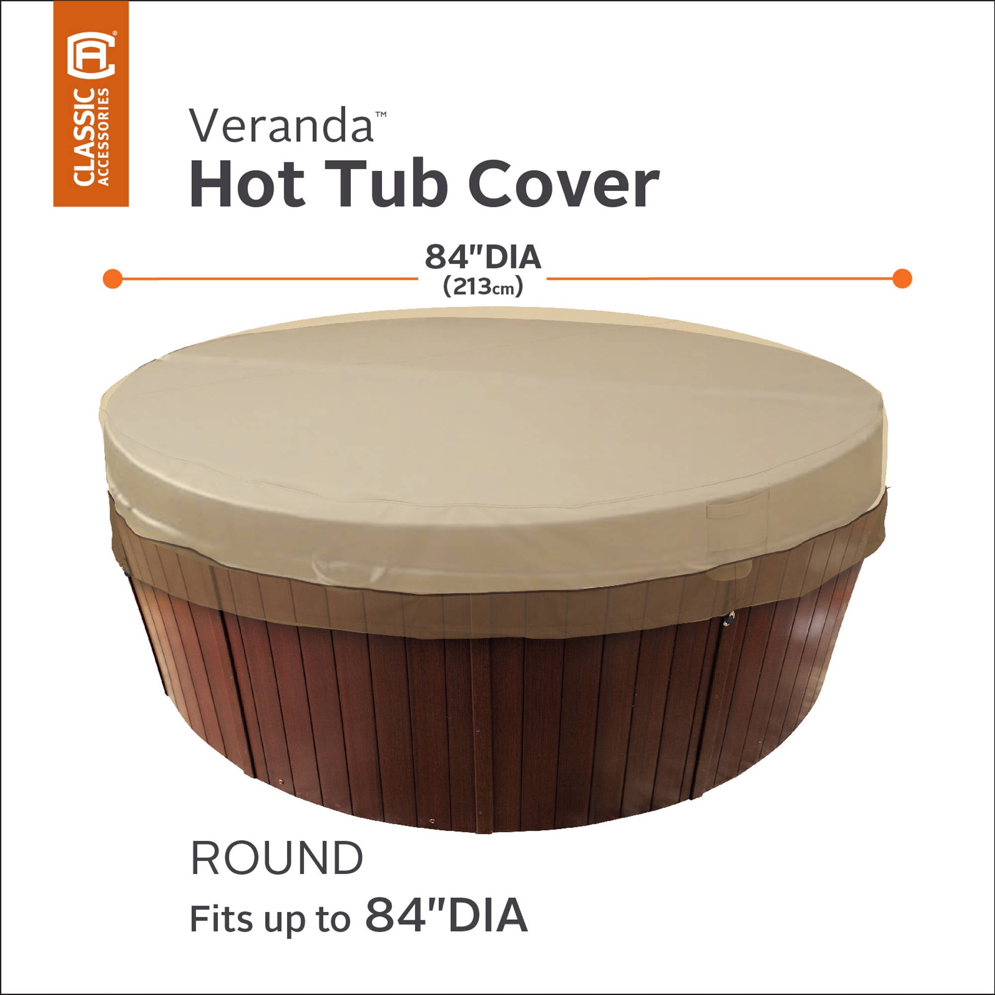 Veranda Hot Tub Cover Round 84 inch