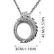 thumbnail image 3 of Collar Retro Hip Hop Año Colgante Frontera Europea y Cadena Suéter, 3 of 7