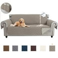 thumbnail image 1 of CHUANK 100% Waterproof Couch Covers Non-Slip Sofa Cover with Elastic Straps&Silicone Backing Furniture Protector Covers Sofa Slipcovers for Kids Pets Dogs  Gray  Sofa (Three-couch Sofa), 1 of 10