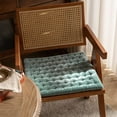 thumbnail image 2 of Monebena Luxury Solid Color Chair Pad Velvet Soft Square Chair Cushion Tufted Indoor Seat Cushion Pillow, 2 of 6