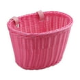 thumbnail image 3 of Lipstore Panier de Vélo avec Sangles Réglables en PU Support de Guidon Accessoire de Vélo Léger Rose, 3 of 8