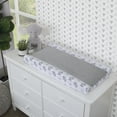 thumbnail image 3 of Little Love by NoJo Contoured Changing Pad Cover, Gray, 3 of 7
