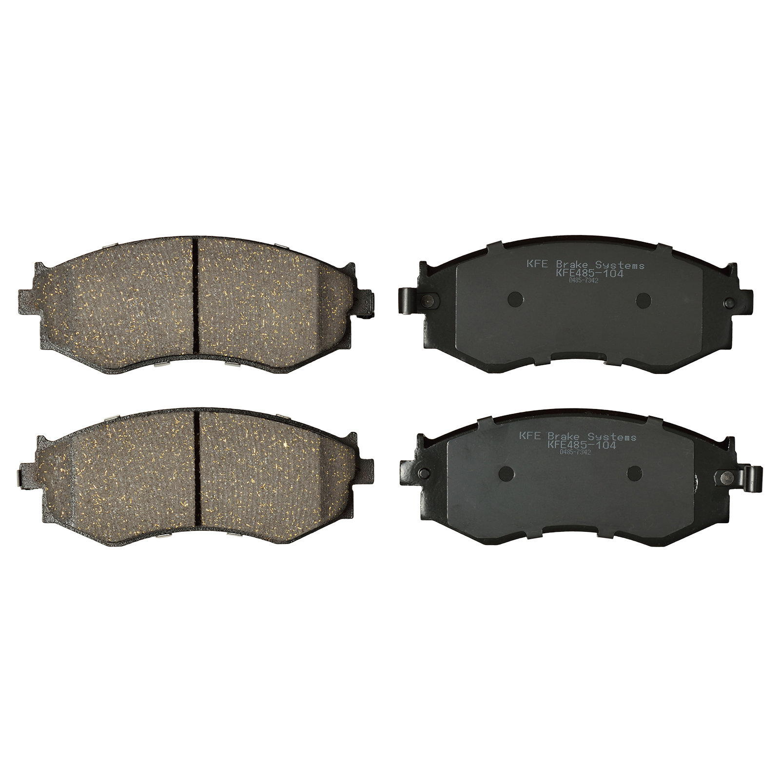 Premium Ceramic Disc Brake Pad FRONT Set KFE QuietAdvanced Fits Nissan