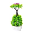 thumbnail image 2 of Artificial Flower Bouquet Arrangement | Realistic Faux Plastic Potted Plant | Indoor Living Room Table Vase Decor | Maintenance-Free Home Office Decoration | 33x13x13 cm | 1 Piece, 2 of 6