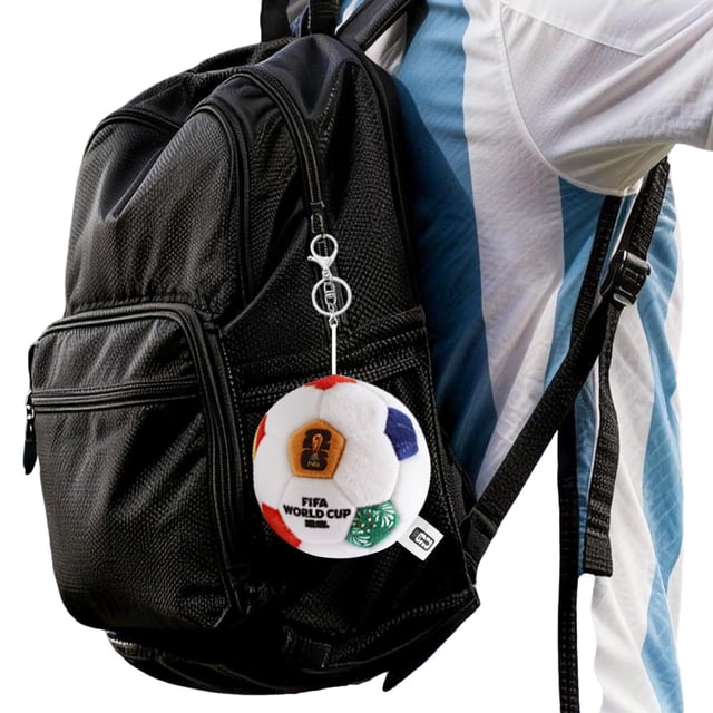 Llavero de pelota de fútbol de peluche MESUCA FIFA World Cup 11 cm