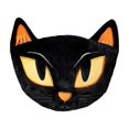 thumbnail image 2 of Halloween Black Cats Shaped Throw Pillow Designed As A Decorative Pillow for Halloween Decorations for Home Bedroom Sofa Decoration, 2 of 8