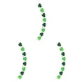 thumbnail image 2 of Wosthever St Patricks Day Banner Festival Prop Festivales Adorno Simple DIY Fiesta Suministro Escena Fieltro Trébol Guirnalda para diseño Type2 NO2 Wosthever CBP372751, 2 of 6