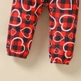 thumbnail image 7 of Gunia Toddler Girl Mother's Day Outfit Infant Boys Short Sleeve Mom'S Day Romper Bodysuit Plaid Heart Prints Pants Headbands Cute Relaxed 6-9 Months, 7 of 7