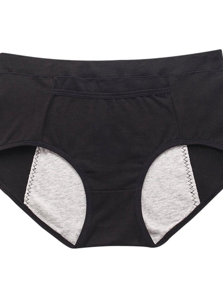 Women's Pocket Physiological Underwear Leak Proof Widened Pure Cotton