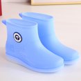 thumbnail image 4 of NOKIO Women'S Fashionable Rubber Rain Shoes Short Water Shoes With Cotton For Warmth Daily Waterproof Shoes Fashionable Women Rain Boots Rain Shoes Ladies' Chic Waterproof Ankle Boots, 4 of 6