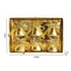 thumbnail image 4 of Juego de 6 adornos navideños dorados con forma de campana | Decoración navideña de plástico para árbol y hogar | Decoraciones festivas de interior para chimeneas, puertas y regalos, 4 of 8