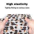thumbnail image 7 of Jiueut Dachshund Rollator Seat and Back Rest Covers Dog Paw Rollator Seat Covers for Women 2 Piece Outdoors and Street Drive Rollator Walker Seat Cushions Driving Aid Cover, 7 of 7
