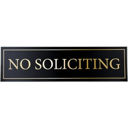 No Soliciting Door Magnet - The Perfect 