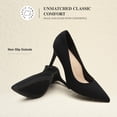 thumbnail image 5 of DREAM PAIRS Women's High Heels Pump Closed Pointed Toe Slip On Stiletto Dress Shoes Fashion Wedding Bridal Work Office Comfortable Pumps Shoes, 5 of 6